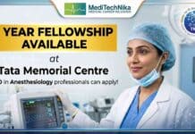 TMC Senior Resident Jobs 2026 | ₹1.33 Lakh/Month Fellowship in Anaesthesiology! Senior Resident Jobs at Tata Memorial Centre