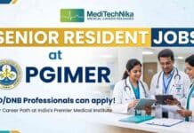 Treat Cancer & Build Your Career too! PGIMER Is Hiring Senior Residents | Apply Now! Senior Resident Jobs at PGIMER Chandigarh Walk-In Recruitment