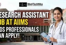 Govt. Research Assistant Job at AIIMS | MDS Professionals are Welcome! Research Assistant Job at AIIMS New Delhi under ICMR-funded medical research project