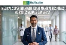 Medical Superintendent Job at Manipal Hospitals, Gurgaon | MD Professionals are Welcome – Apply Now! Medical Superintendent Job at Manipal Hospitals Gurgaon for experienced healthcare leaders