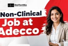 Non-Clinical Job at Adecco | Medical Professionals Are Welcome! Non-Clinical Job at Adecco in Uttar Pradesh. Medical Professionals Apply for the Product Management Specialist Role at Adecco Careers.