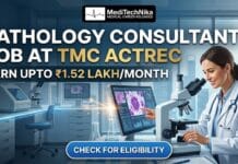 ₹1.52 Lakh/Month for the Pathology Consultant Job at TMC ACTREC | Attend Walk-in Interview! Pathology Consultant Job at TMC ACTREC in Mumbai. Medical Professionals Apply for the TMC ACTREC Recruitment.