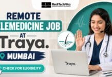 Remote Telemedicine Job at Traya, Mumbai | MBBS Doctors Apply Today! Remote Telemedicine Job at Traya in Mumbai. MBBS Doctors Apply for this Job. Teleconsultation Job in Mumbai.