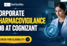 Corporate Pharmacovigilance Job at Cognizant | Hybrid Job Opportunity for Medical Professionals! Corporate Pharmacovigilance Job at Cognizant in Noida. Hybrid Job Opportunity for Medical Professionals at Cognizant Careers.