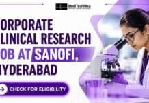 Corporate Clinical Research Job at Sanofi, Hyderabad | Medical Professionals Apply Now! Corporate Clinical Research Job at Sanofi in Hyderabad. Medical Professionals Apply for this Job Position at Sanofi Careers.