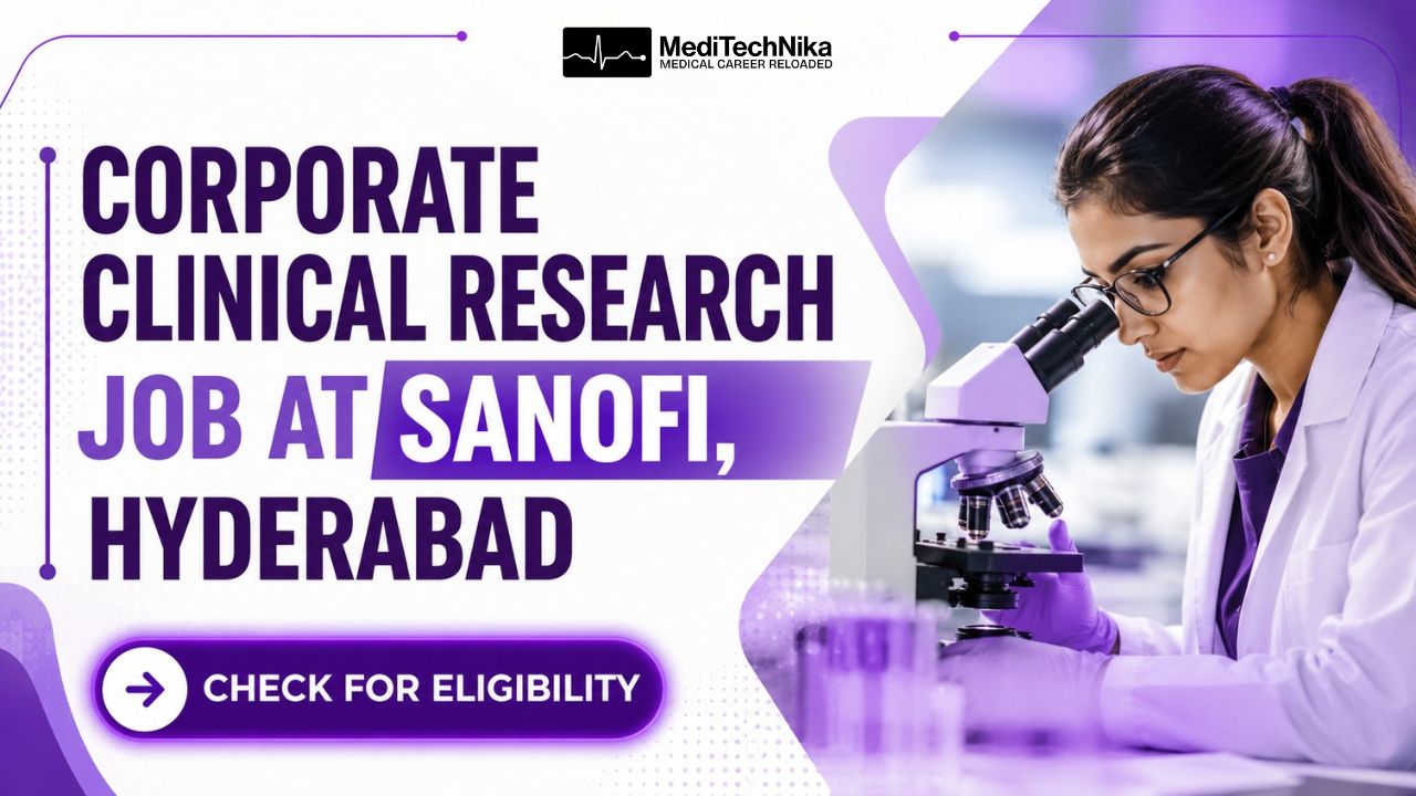 Corporate Clinical Research Job at Sanofi, Hyderabad | Medical Professionals Apply Now! Corporate Clinical Research Job at Sanofi in Hyderabad. Medical Professionals Apply for this Job Position at Sanofi Careers.