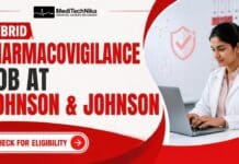 Hybrid Pharmacovigilance Job at Johnson & Johnson | Become a part of Healthcare Innovation! Hybrid Pharmacovigilance Job at Johnson & Johnson, India. Medical Professionals Apply for this Job Position at J&J Careers.