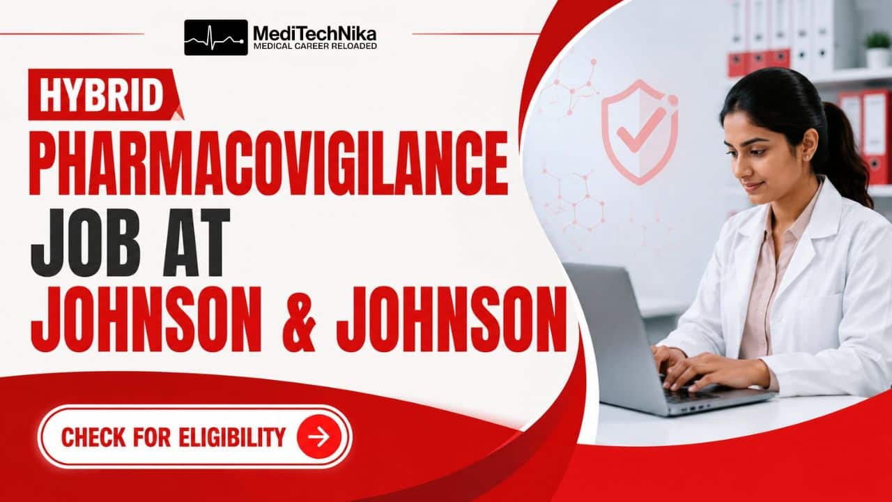 Hybrid Pharmacovigilance Job at Johnson & Johnson | Become a part of Healthcare Innovation! Hybrid Pharmacovigilance Job at Johnson & Johnson, India. Medical Professionals Apply for this Job Position at J&J Careers.