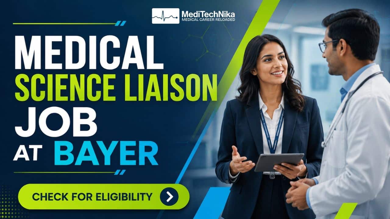 Medical Science Liaison Job at Bayer | Contribute to Advancements in Healthcare! Medical Science Liaison Job at Bayer in Kolkata. Medical Professionals Apply for this Job at Bayer Careers.