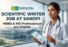 Expert Scientific Writer Job Vacancy at Sanofi, Hyderabad | Medical Professionals – Apply Now! Scientific Writer Job at Sanofi for healthcare and life science professionals in Hyderabad