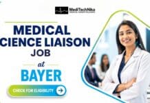 Medical Science Liaison Job at Bayer, Mumbai | Strive for Innovative Solutions in the Healthcare Sector! Medical Science Liaison Job at Bayer in Mumbai. Medical Professionals Apply for the Digital Medical Science Liaison Role.