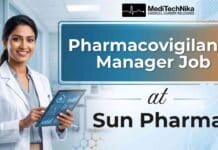 Sun Pharma Hiring Pharmacovigilance Manager | BDS Professionals are Welcome! Pharmacovigilance Manager Job at Sun Pharma Careers for BDS professionals