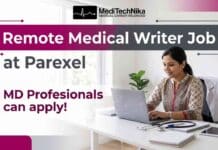 Remote Medical Writer Job at Parexel, India | MD Professionals Apply Now! enior Medical Writer Job at Parexel Careers for experienced medical writing professionals in India