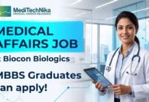 Freshers Medical Affairs Job at Biocon Biologics | MBBS Graduates Are Welcome! Medical Affairs Jobs at Biocon Biologics for MBBS Fresher Jobs | Consultant Medical Affairs