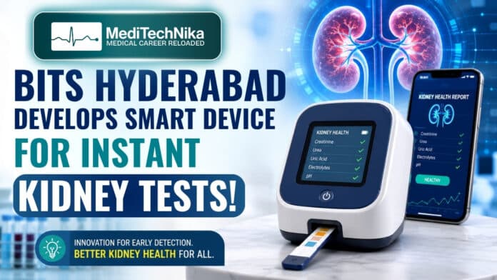New Smart Device by BITS Hyderabad Enables Instant Kidney Screening