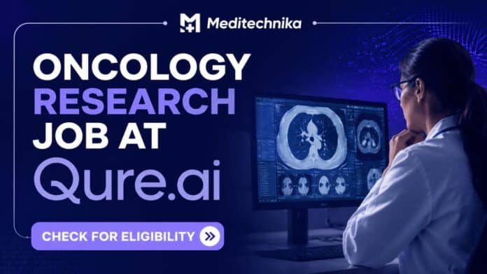 Oncology Research Job at Qure.ai. Medical Professionals Are Eligible. Apply for the Research Scientist Job.