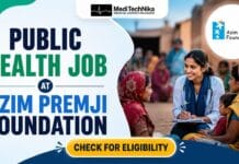 Public Health Job at Azim Premji Foundation | Medical Professionals Apply Now! Public Health Job at Azim Premji Foundation in Karnataka. Medical Professionals Apply for this Rural Healthcare Job.
