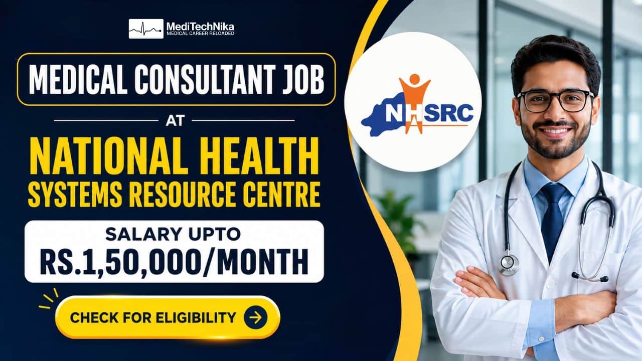 Rs.1,50,000Month for Medical Consultant Job at National Health Systems Resource Centre Apply Today! Medical Consultant Job at National Health Systems Resource Centre. Medical Professionals Apply for the NHSRC Recruitment.