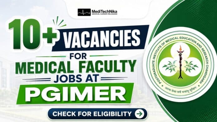 PGIMER faculty recruitment 2026 is open for Assistant Professor posts at the Sangrur Satellite Centre. Apply by 15 October 2026.