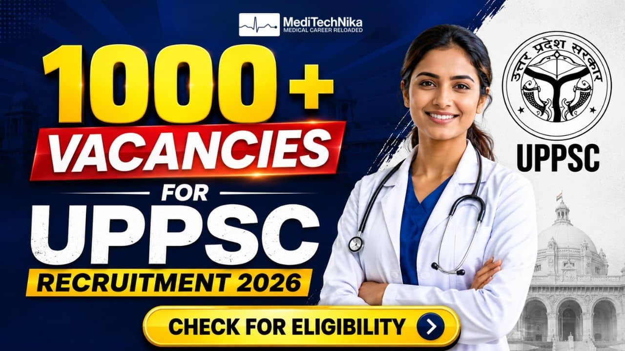 1000+ Vacancies for UPPSC Recruitment 2026 Apply for Lucrative Medical Faculty Job Positions! UPPSC Medical Faculty Recruitment 2026 offers 1,156 Professor and Assistant Professor posts. Check eligibility, fees and application dates.