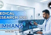 Medical Research Job at NIMHANS | MD Professionals Apply Now! Medical Research Job for Senior Research Officer Epidemiology at NIMHANS Bangalore