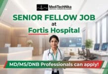 Senior Fellow Job at Fortis Hospital: Advance Your Gynaecology Career | Apply Now! Senior Fellow Jobs at Fortis Mohali for Gynaecology Oncology Medical Professionals