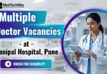 Multiple Vacancies for Doctors at Manipal Hospital, Pune | MD/DM/DnB Professionals are Welcome! Multiple Doctor Jobs vacancies at Manipal Hospital, Pune