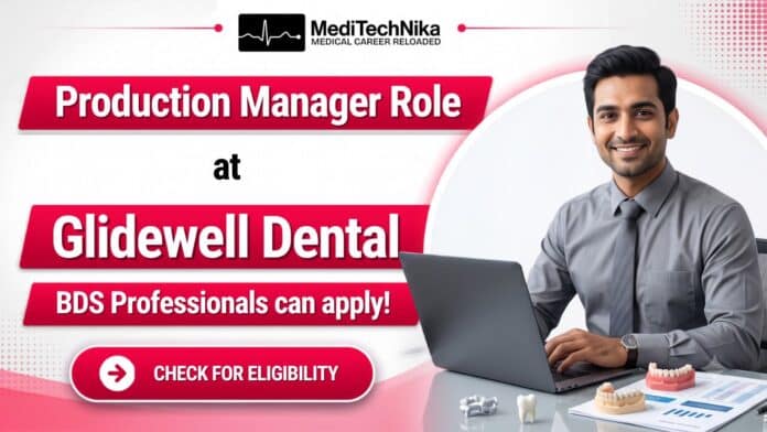 BDS Production Manager job at Glidewell Dental