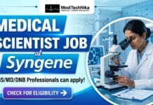 Medical Scientist Job at Syngene, Bangalore| MBBS/MS/MD Professionals Apply Now! Medical Scientist Job at Syngene
