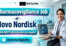 Pharmacovigilance Job Opportunity at Novo Nordisk | MD/MBBS Professionals | Apply Now! Pharmacovigilance Job at Novo Nordisk