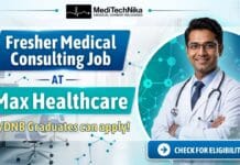 Fresher Medical Consulting Jobs at Max Healthcare – DM/DNB Neurology Candidates Apply! Medical Consulting Job at Max Healthcare