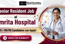 Senior Resident Job at Amrita Hospital | MBBS + MD/MS Candidates Apply Now! Senior Resident Job at Amrita Institute of Medical Sciences and Research Centre