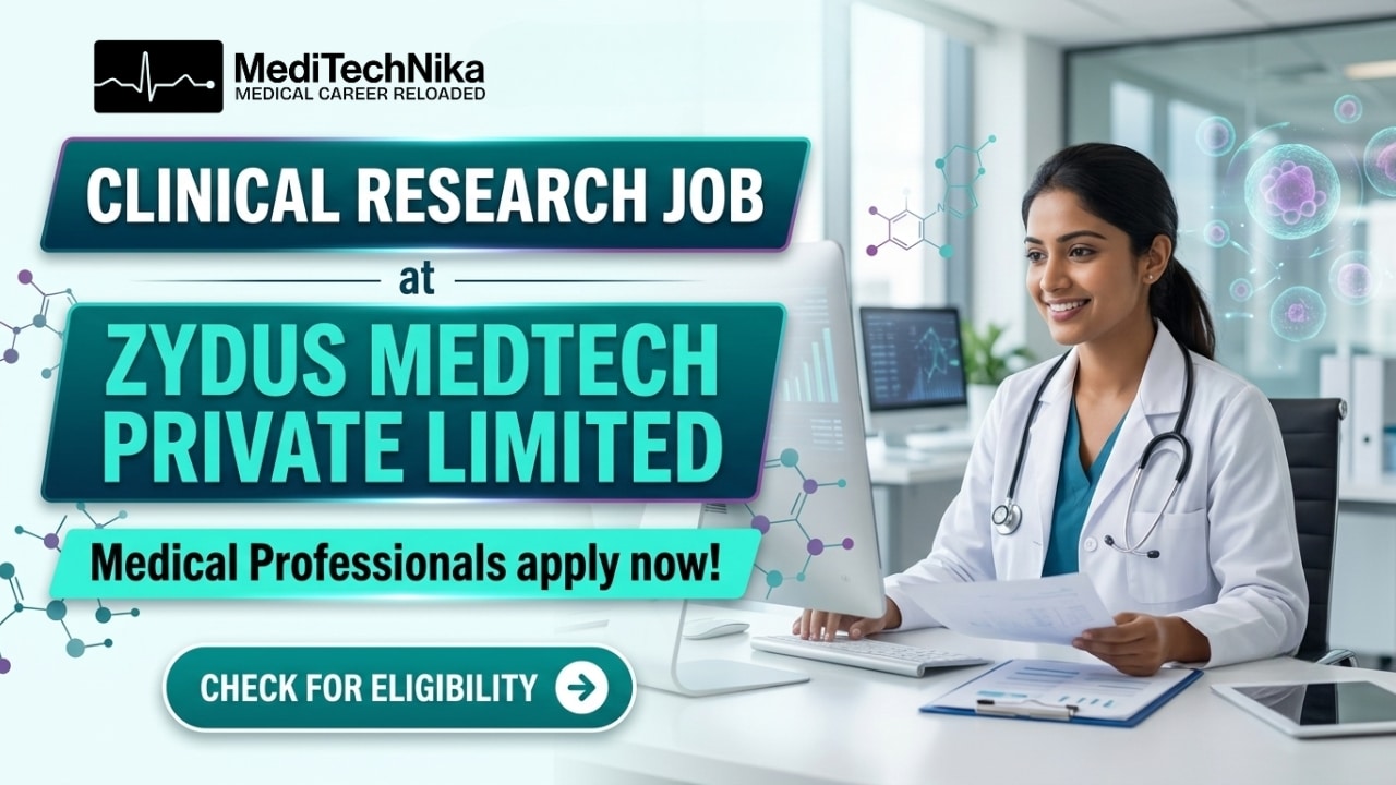 Clinical Research Job at Zydus Medtech Private Limited Clinical Research Job at Zydus Medtech Private Limited