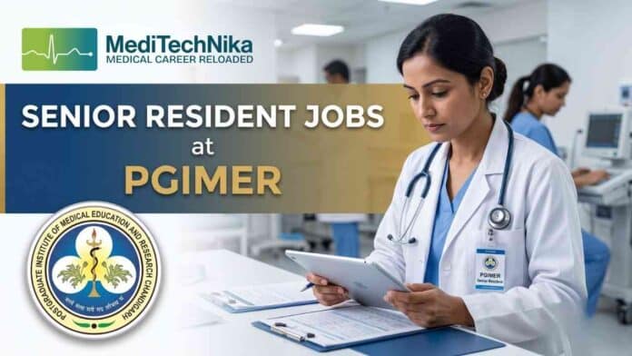 Senior Resident Jobs at PGIMER Chandigarh | PGIMER Recruitment | Pathology Walk-in Interview 2026