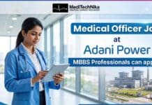 Medical Officer Job at Adani Power – MBBS Professionals | Apply Now! Medical Officer Job at Adani Power for MBBS Doctors in Raigarh
