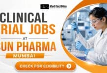 Clinical Trial Jobs at SUN Pharma, Mumbai | MBBS/MD Professionals Are Welcome! Clinical Trial Jobs at SUN Pharma. MBBS Jobs in Mumbai. Apply for MD Pharmacology Jobs. Clinical Research Jobs at SUN Pharma.