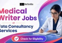 Exclusive Medical Writer Jobs at Tata Consultancy Services | Medical Professionals Apply Today! Explore TCS medical writer jobs in Mumbai for Senior Medical Writer/SERM Physician candidates with MSc, BDS, BAMS or BHMS qualifications.