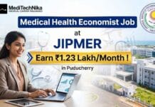 ₹1.23 Lakh/Month Government Medical Research Opportunity | Health Economist Job at JIPMER! Health Economist Job at JIPMER | JIPMER Recruitment | Medical Jobs in India