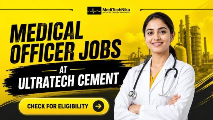 Medical Officer Jobs at UltraTech Cement. MBBS Jobs in Madhya Pradesh. Apply for Occupational Health Jobs in India.