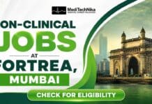 Non-Clinical Jobs for Doctors at Fortrea, Mumbai | Medical Professionals Apply! Non-Clinical Jobs for Doctors at Fortrea in Mumbai. Medical Professionals Apply for the Non-Clinical Jobs. Quality Assurance Jobs in Mumbai.