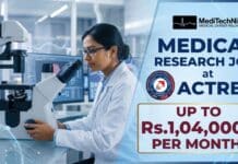 Work as a Project Research Scientist at ACTREC | Salary up to ₹1,04,000/-month | Apply Now! Medical Research Job at ACTREC for Project Research Scientist-II under ACTREC Recruitment 2026