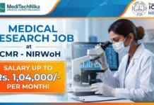 Earn up to Rs.1,04,000/- per month as a Project Research Scientist at ICMR – NIRWoH | Apply Now! Medical Research Job for Project Research Scientist II at ICMR