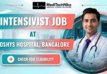 Intensivist at Koshys Hospital, Bangalore | MBBS Professionals Apply Now! MBBS Jobs at Koshys Hospital for Intensivist in Bangalore