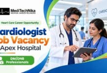 Apex Hospitals Hiring Cardiologist in Rajasthan – DM/DNB Cardiology Professionals Can Apply! Cardiologist Job at Apex Hospitals