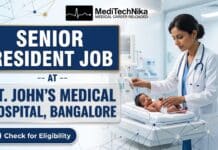 Senior Resident Neonatology Job in Bangalore – MD/DNB Paediatrics | Apply Now! Senior Resident Job at St. John’s Medical College Hospital