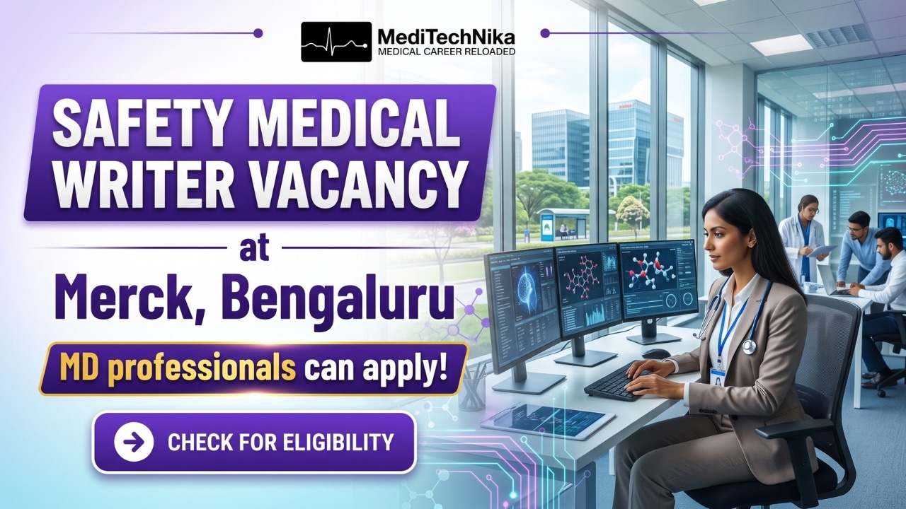 Safety Medical Writer Job at Merck, Bengaluru Safety Medical Writer Job at Merck, Bengaluru
