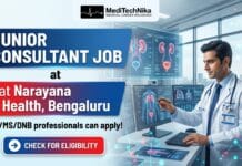 Junior Consultant Urology Vacancy at Narayana Health,Bengaluru | MD/MS/DNB Professionals can apply! Junior Consultant Urology Job at Narayana Health