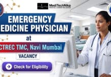 Earn Rs 1.32–1.40 Lakh/- as an Emergency Medicine Physician at ACTREC TMC, Navi Mumbai | Apply Now! Emergency Medicine Physician Position at ACTREC TMC Navi Mumbai