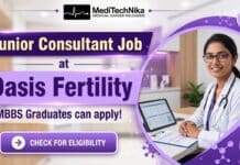 Junior Consultant Job at Oasis Fertility | Fresher MBBS Jobs | Apply Now! Fresher MBBS Jobs at Oasis Fertility
