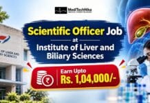 Earn Rs. 1,04,000/- for Scientific Officer Job at ILBS New Delhi | Attend Walk-in 14 Sep! Scientific Officer Job at ILBS. Apply for the Scientific Officer Jobs in Delhi. Attend walk-in for the ILBS Recruitment on 14 Sept.